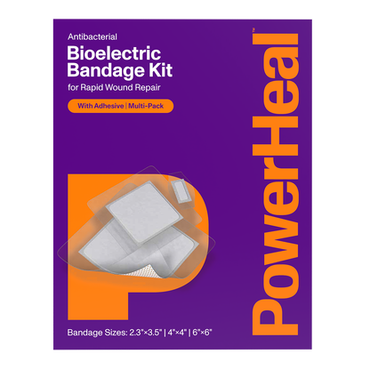 Bioelectric Bandage Kit for Rapid Wound Repair | Multiple Sizes"