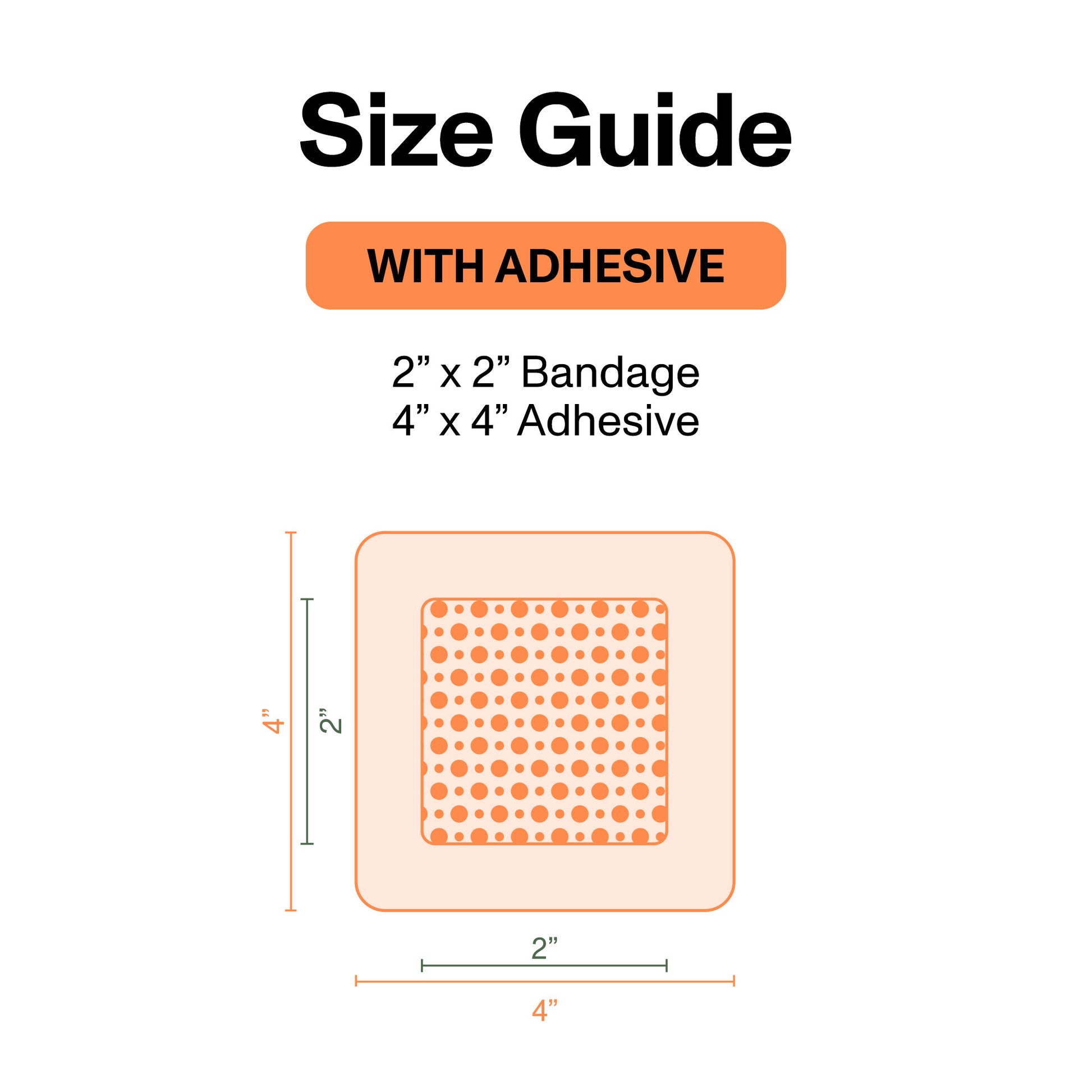 Bioelectric Bandage Kit for Rapid Wound Repair | 4.0"x4.0"