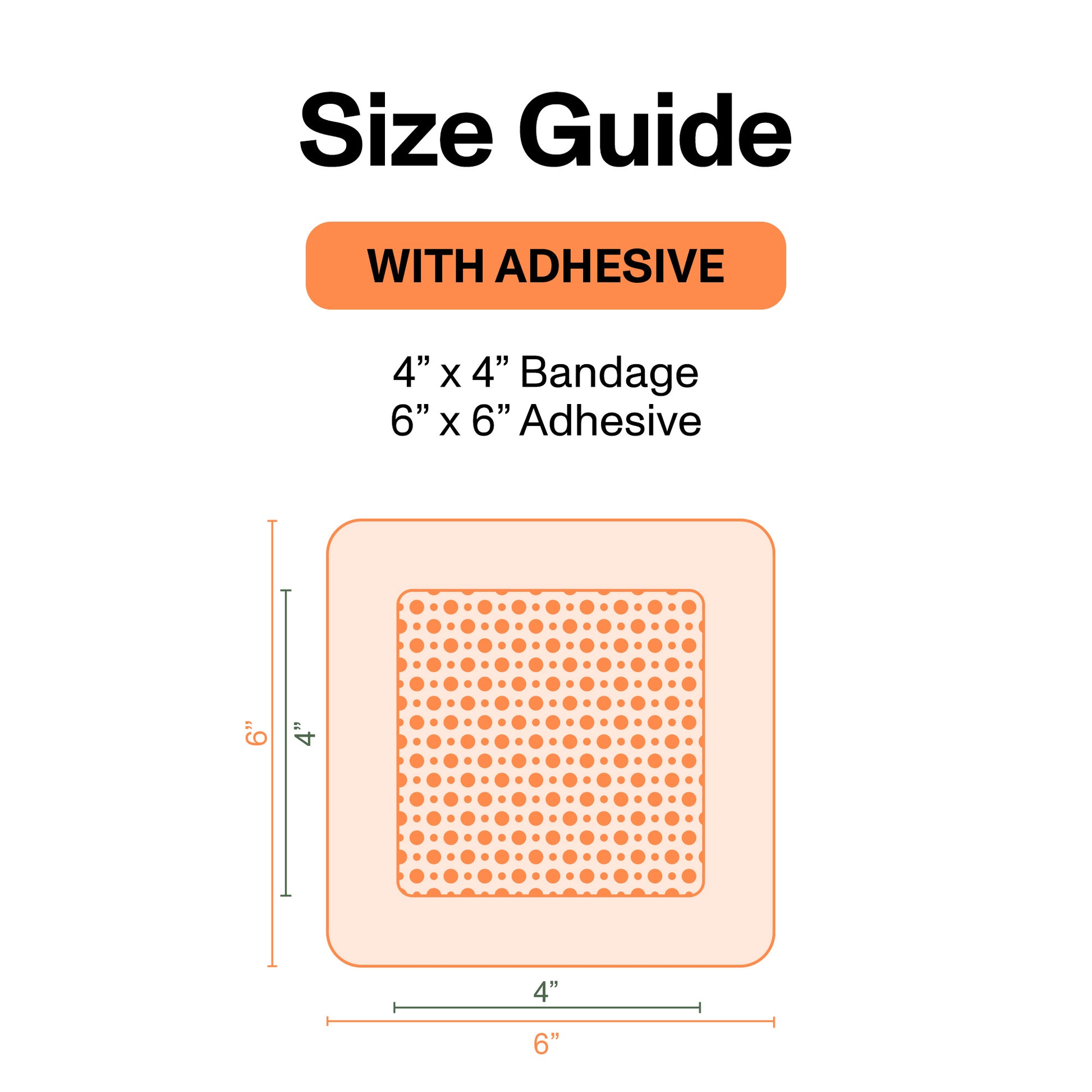 Bioelectric Bandage Kit for Rapid Wound Repair | 6.0"x6.0"