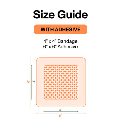 Bioelectric Bandage Kit for Rapid Wound Repair | 6.0"x6.0"