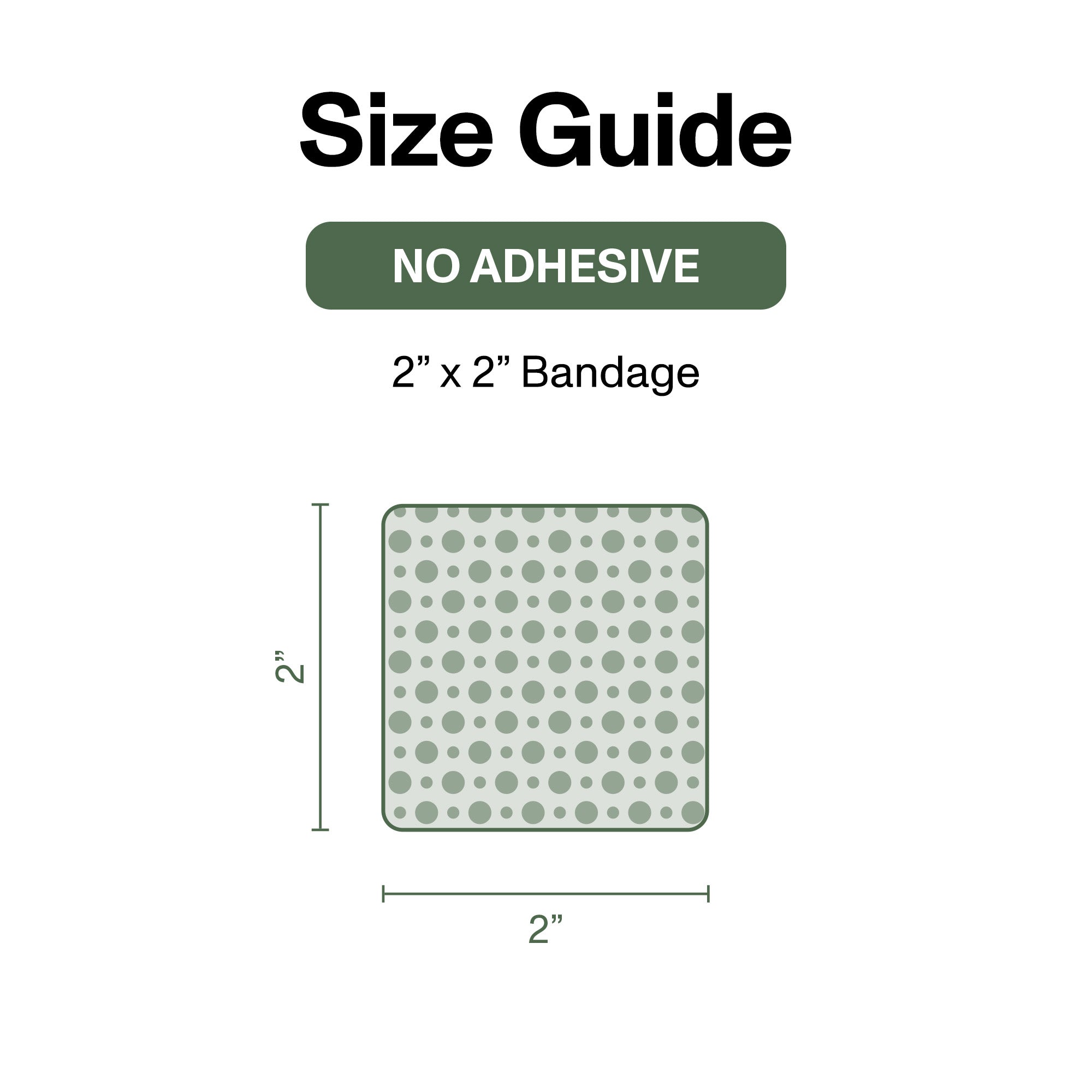 Bioelectric Bandage Kit for Rapid Wound Repair | 2.0"x2.0"