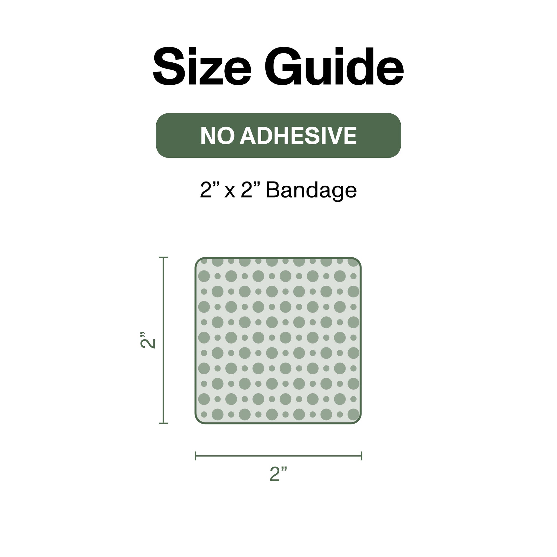 Bioelectric Bandage Kit for Rapid Wound Repair | 2.0"x2.0"