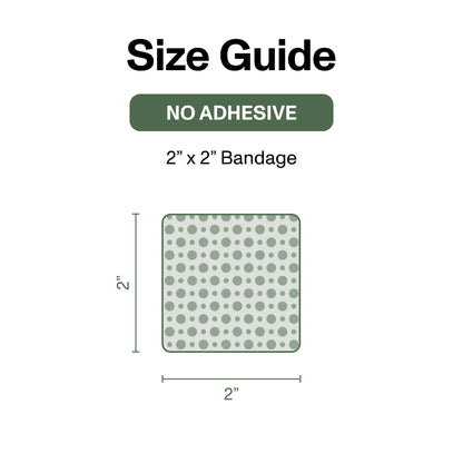 Bioelectric Bandage Kit for Rapid Wound Repair | 2.0"x2.0"