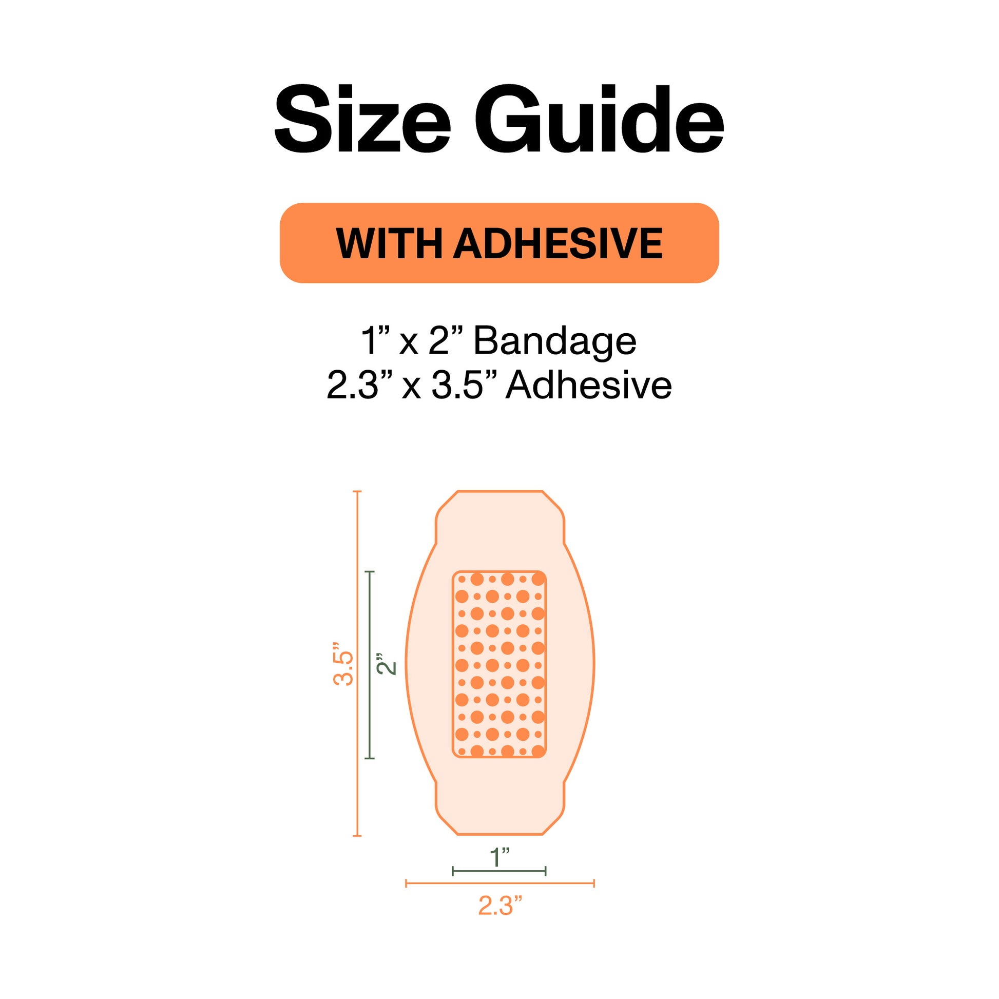 Bioelectric Bandage Kit for Rapid Wound Repair | 2.3"x3.5"