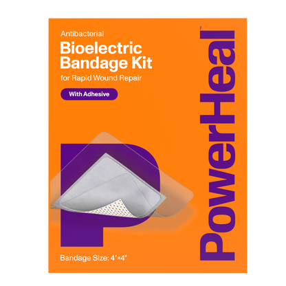 Bioelectric Bandage Kit for Rapid Wound Repair | 3.5"x4.0"