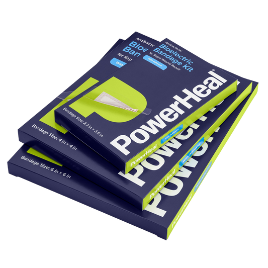 Bioelectric Bandage Kit for Rapid Wound Repair | Multiple Sizes